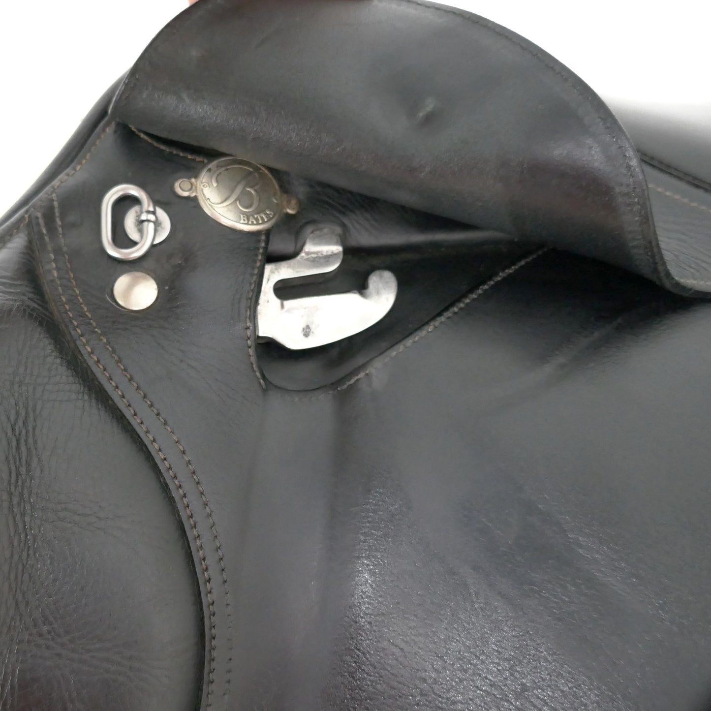 Bates Elevation DS Jumping Saddle - 17.5" Adjustable Black TF112