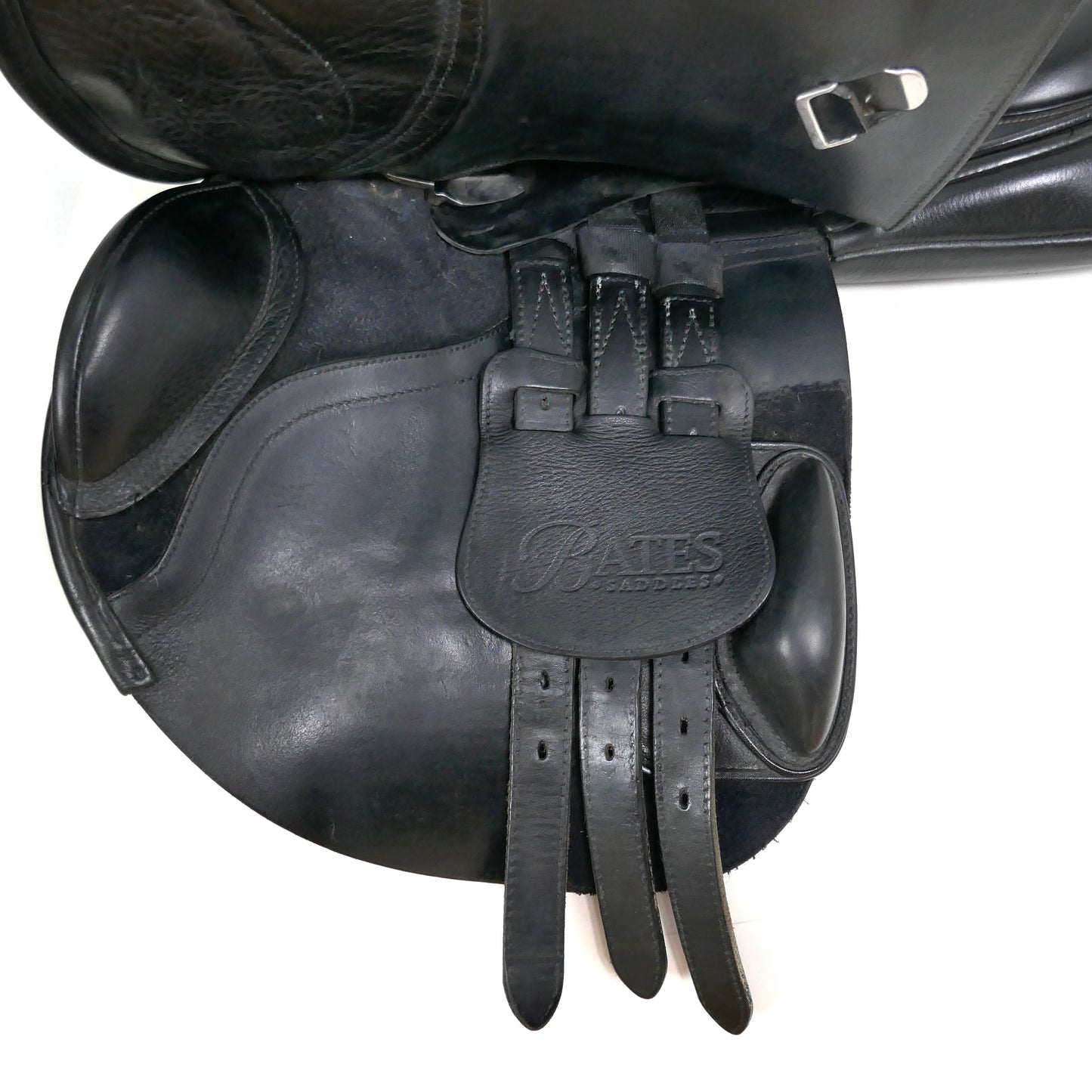 Bates Elevation DS Jumping Saddle - 17.5" Adjustable Black TF112