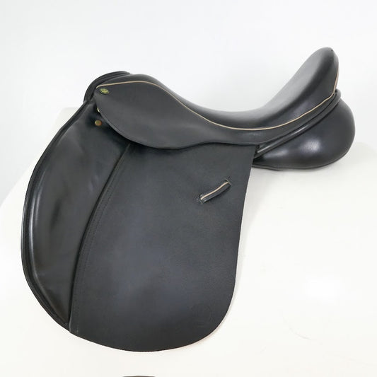 Crown (Ideal) 1350 GP Saddle - 17.5" Medium-Wide Black TB212