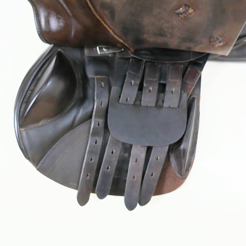 Ideal Impala 1450 Jumping Saddle - 16" Wide Brown TF147