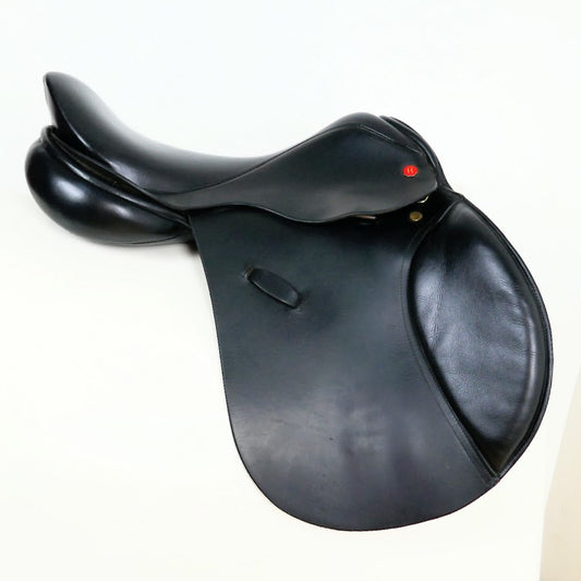 Hastilow Jumping Saddle - 17" Medium Black TF105