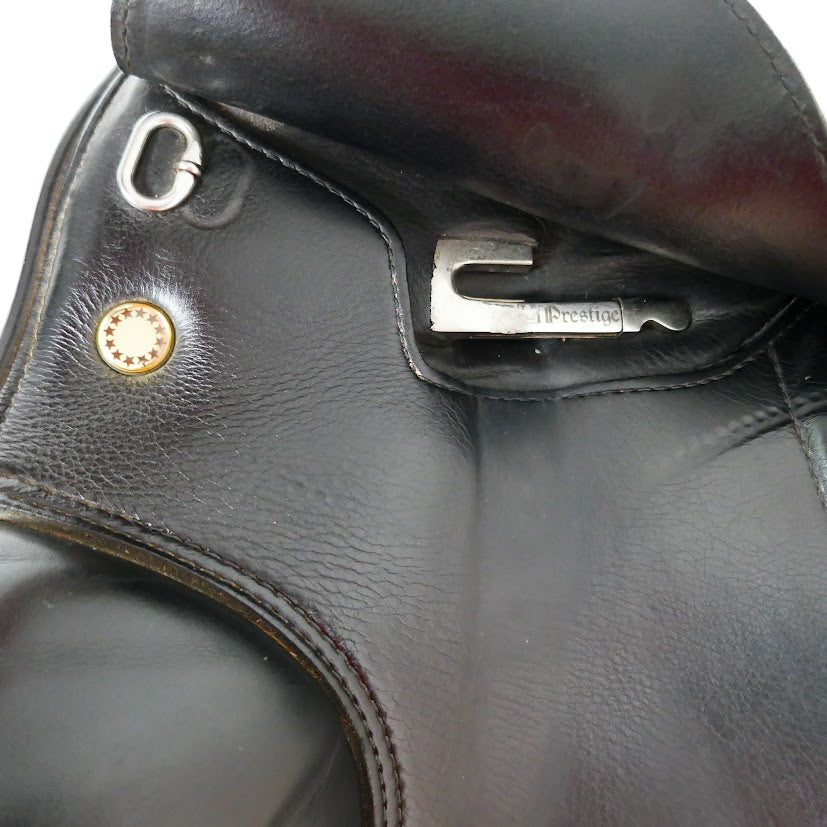 Prestige Optimax Dressage Saddle - 17" 34 Black TD121