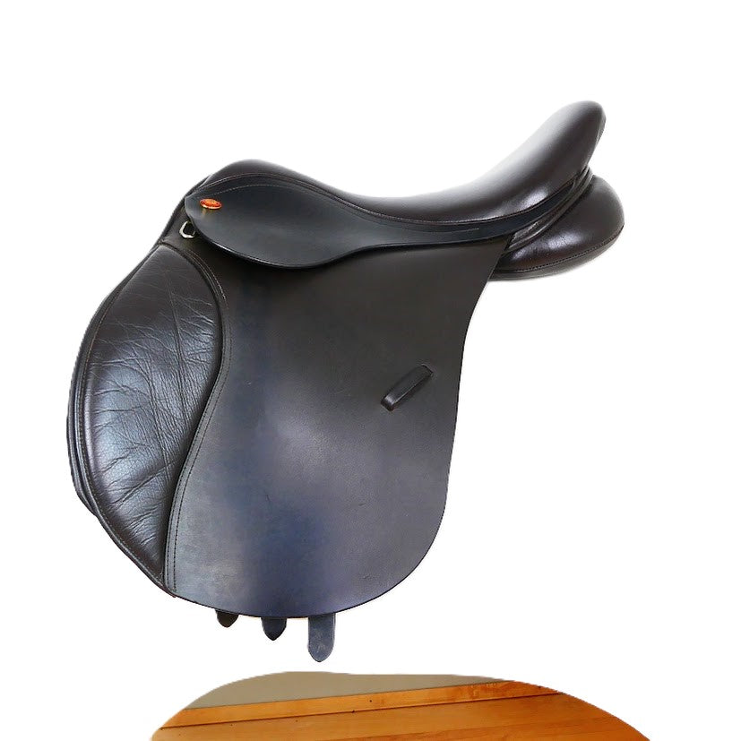 Kent & Masters Flat Back GP Saddle (MGU) - 17.5" Adjustable Brown TB194