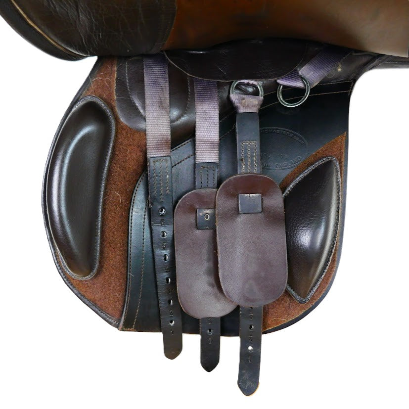 Kent & Masters Flat Back GP Saddle (MGU) - 17.5" Adjustable Brown TB194