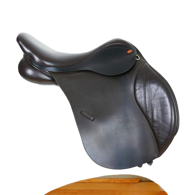 Kent & Masters Flat Back GP Saddle (MGU) - 17.5" Adjustable Brown TB194