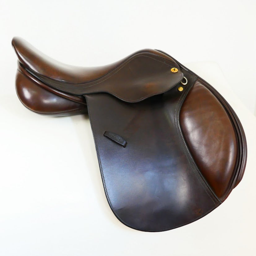 Exselle Pony Jumping Saddle - 16" Medium Brown TF157