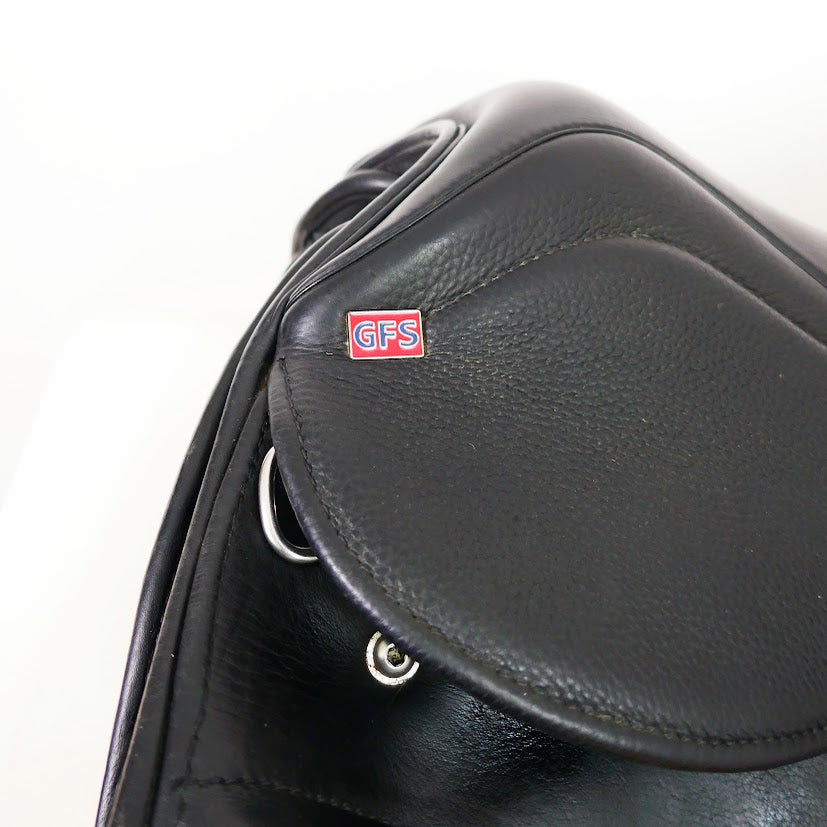 GFS Monarch Low Cantle Dressage Saddle - 17" Adjustable Black TD131