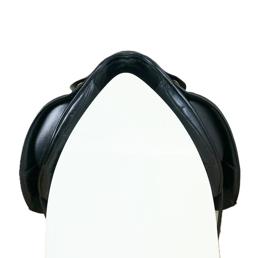 Ideal Tonishia Dressage Saddle -17" Wide (Template) Black TD134