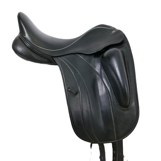 Fairfax Rebecca Dressage Saddle - 17.5" Adjustable Black TD137