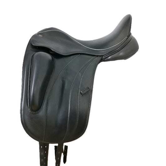 Fairfax Rebecca Dressage Saddle - 17.5" Adjustable Black TD137