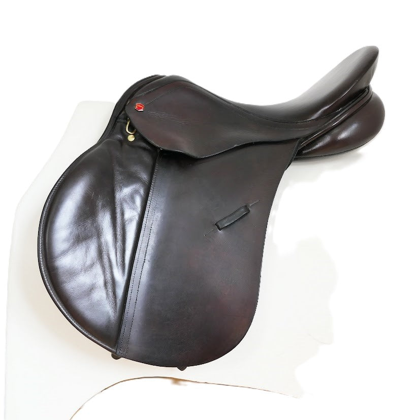 Albion K2 GP Saddle - 17.5" Narrow-Medium Brown TB213