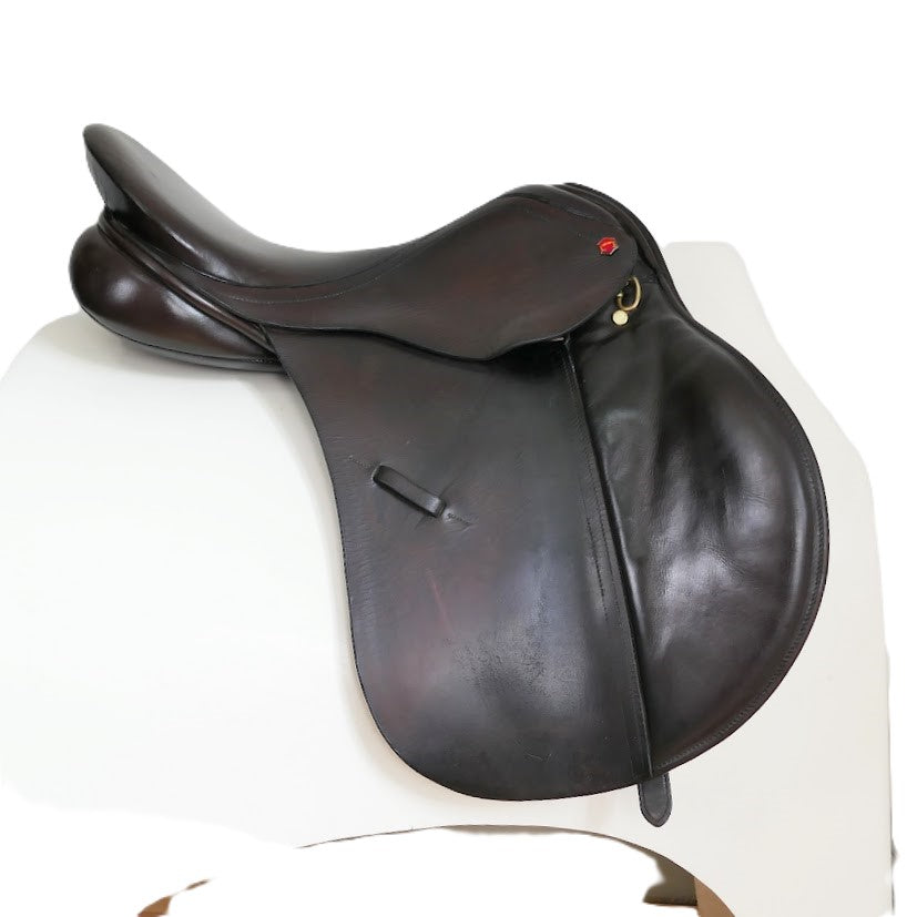 Albion K2 GP Saddle - 17.5" Narrow-Medium Brown TB213