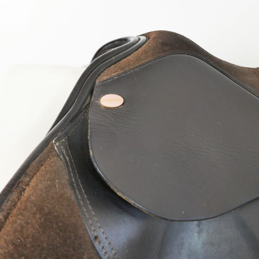 Bespoke Jumping Saddle - 16.5" Wide Brown TF169