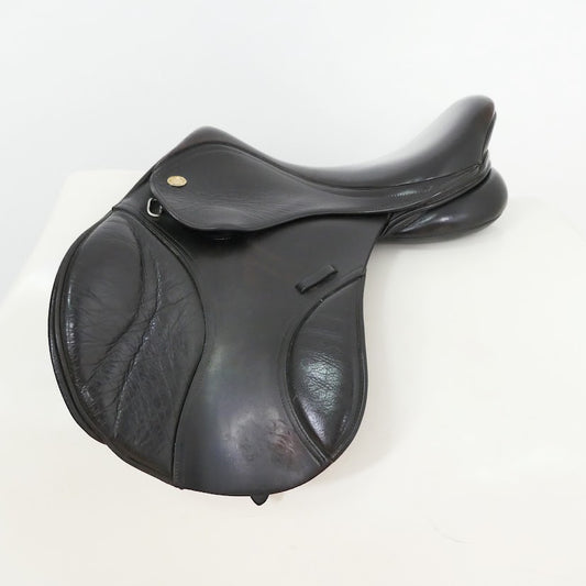 Kent & Masters S-Series Pony Jumping Saddle - 15.5" Adjustable Brown MPJ TF170