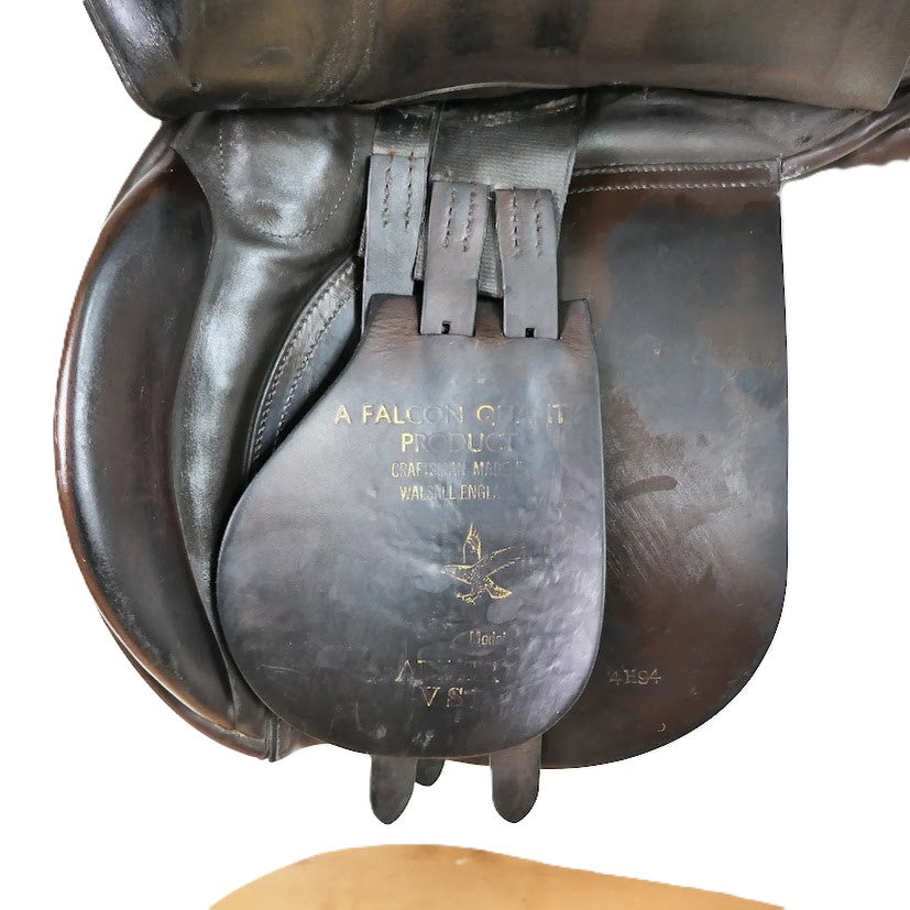 Jeffries Falcon Adler VSD Saddle - 17" Wide Brown TB217