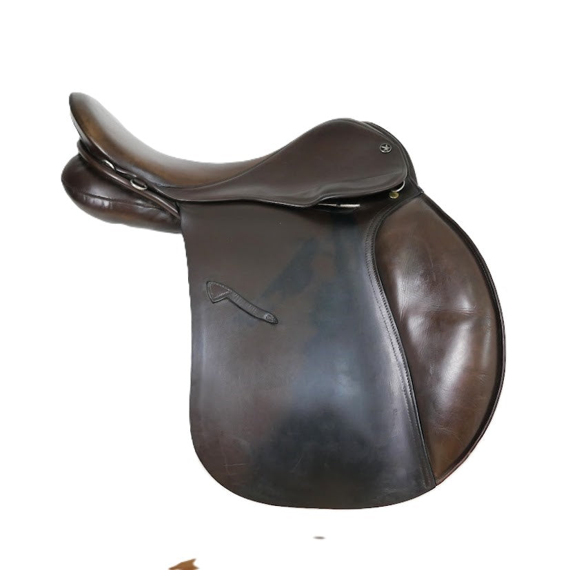 Jeffries Falcon Adler VSD Saddle - 17" Wide Brown TB217