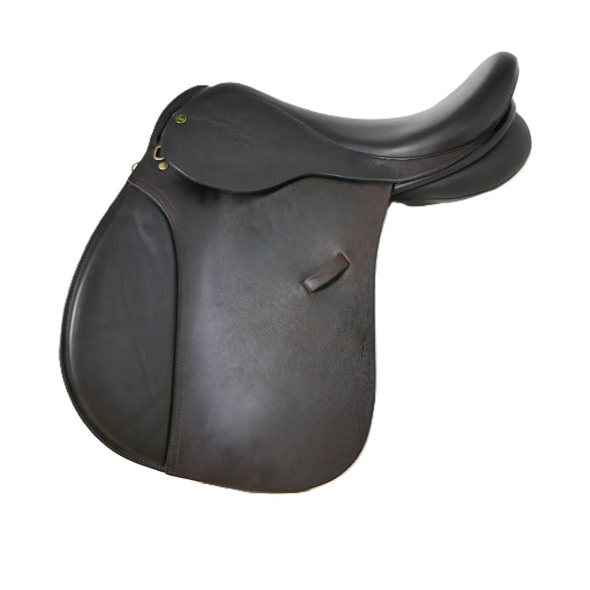 Ideal Wide Seat H&C VSD Saddle - 17.5" Extra Wide Brown TB220