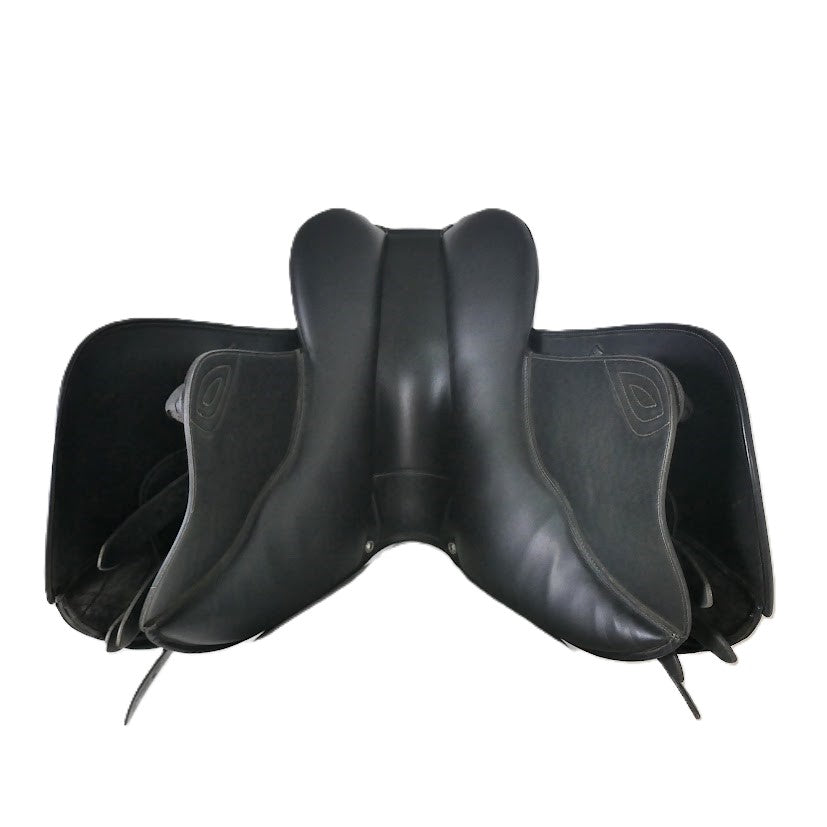 Whitaker Barnsley Pony Jumping Saddle - 15.5" Adjustable Black TF178