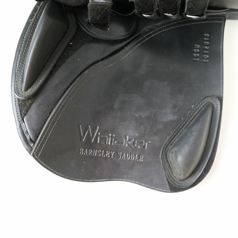 Whitaker Barnsley Pony Jumping Saddle - 15.5" Adjustable Black TF178