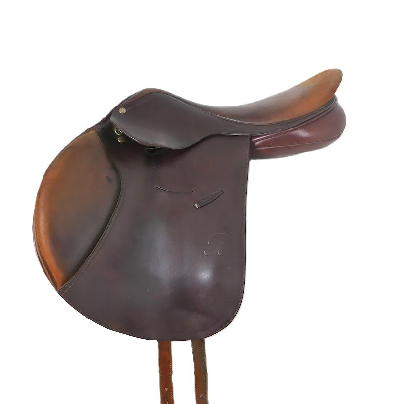 Bates Momentum Cair Jumping Saddle - 17.5" Adjustable Brown TF179