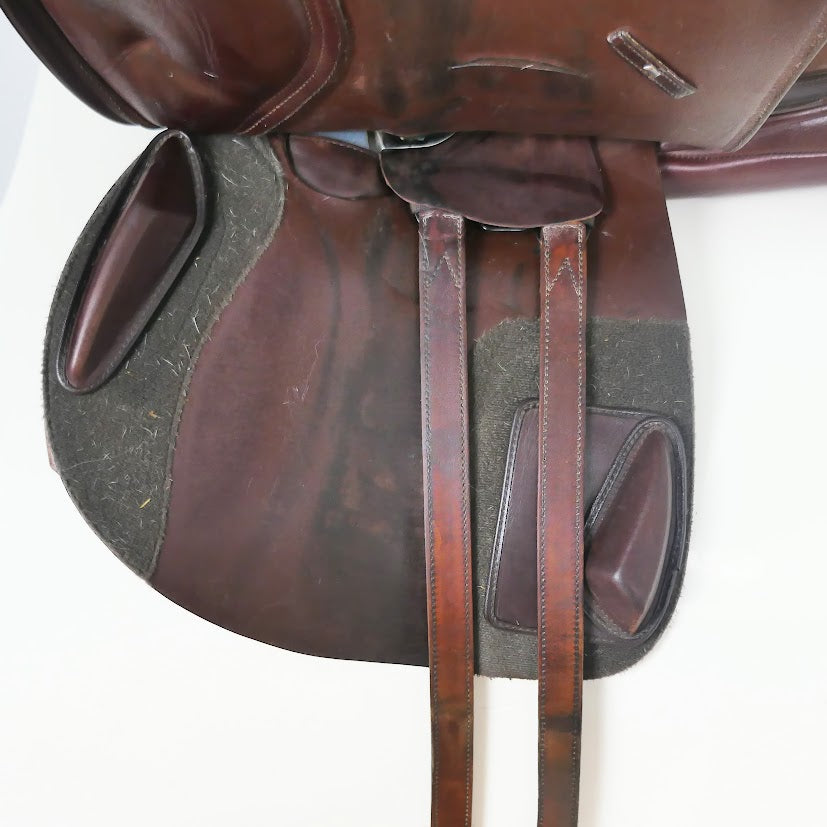 Bates Momentum Cair Jumping Saddle - 17.5" Adjustable Brown TF179