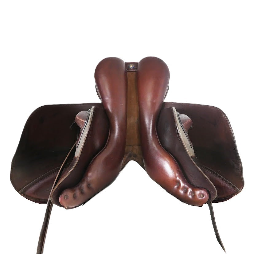 Bates Momentum Cair Jumping Saddle - 17.5" Adjustable Brown TF179