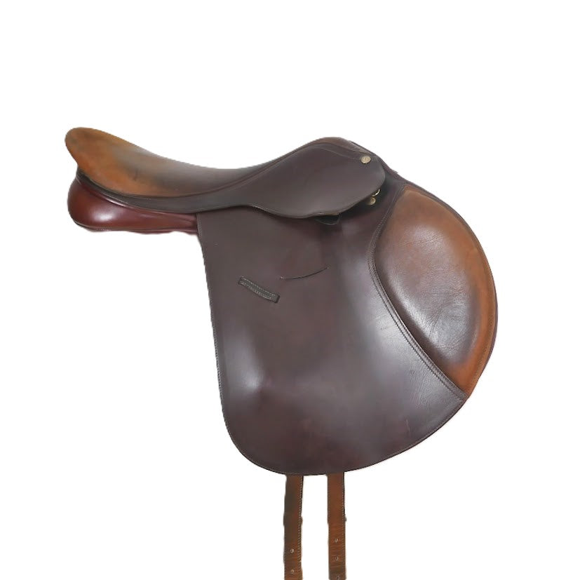 Bates Momentum Cair Jumping Saddle - 17.5" Adjustable Brown TF179