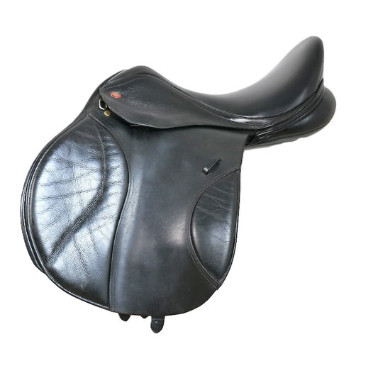 Kent & Masters S-Series Anatomic GP Saddle - 17.5" Adjustable Black TB230