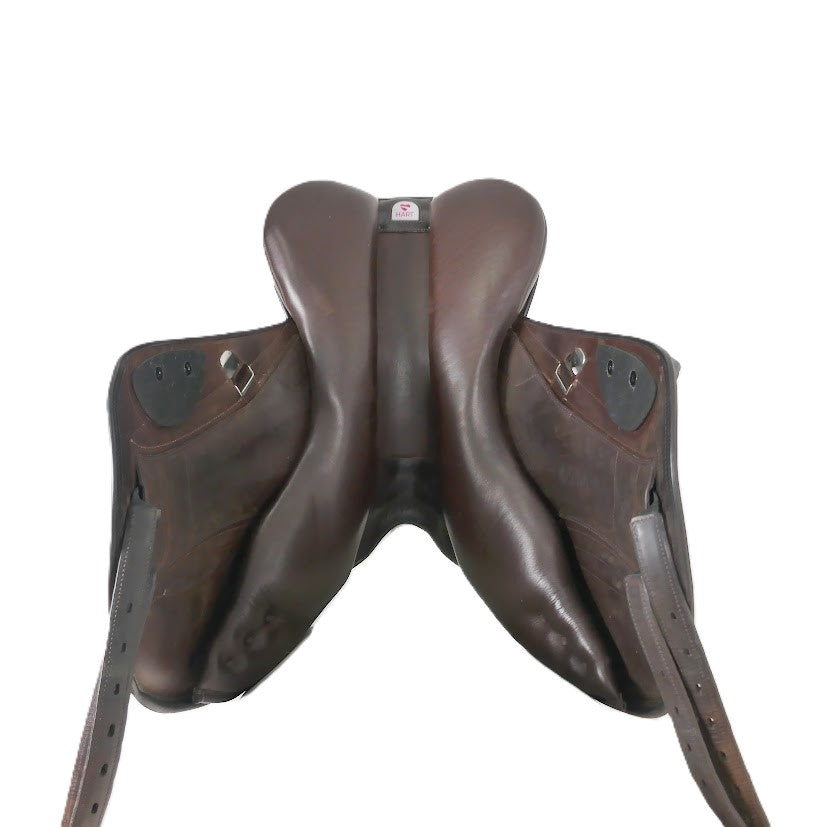 Bates Advanta Close Contact Jumping Saddle - 16.5" Adjustable Brown TF161