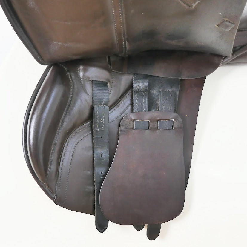 Albion K2 GP Saddle - 17" Wide Brown TB234