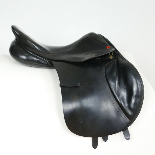 Albion Kontrol D/S Jumping Saddle - 17.5" Narrow-Medium Black TF78