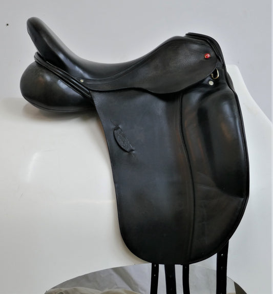 Albion MKII Ultima SLK Dressage Saddle - 17" Medium Black D2130