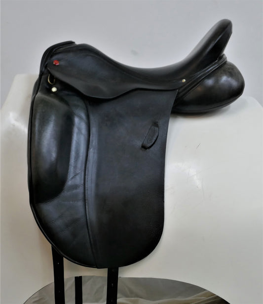 Albion MKII Ultima SLK Dressage Saddle - 17" Medium Black D2130