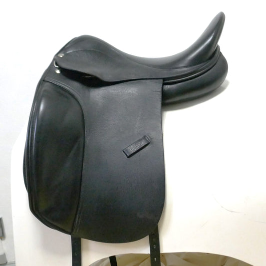 Harry Dabbs Elegant Dressage Saddle - 17" Medium-Wide Black TD76