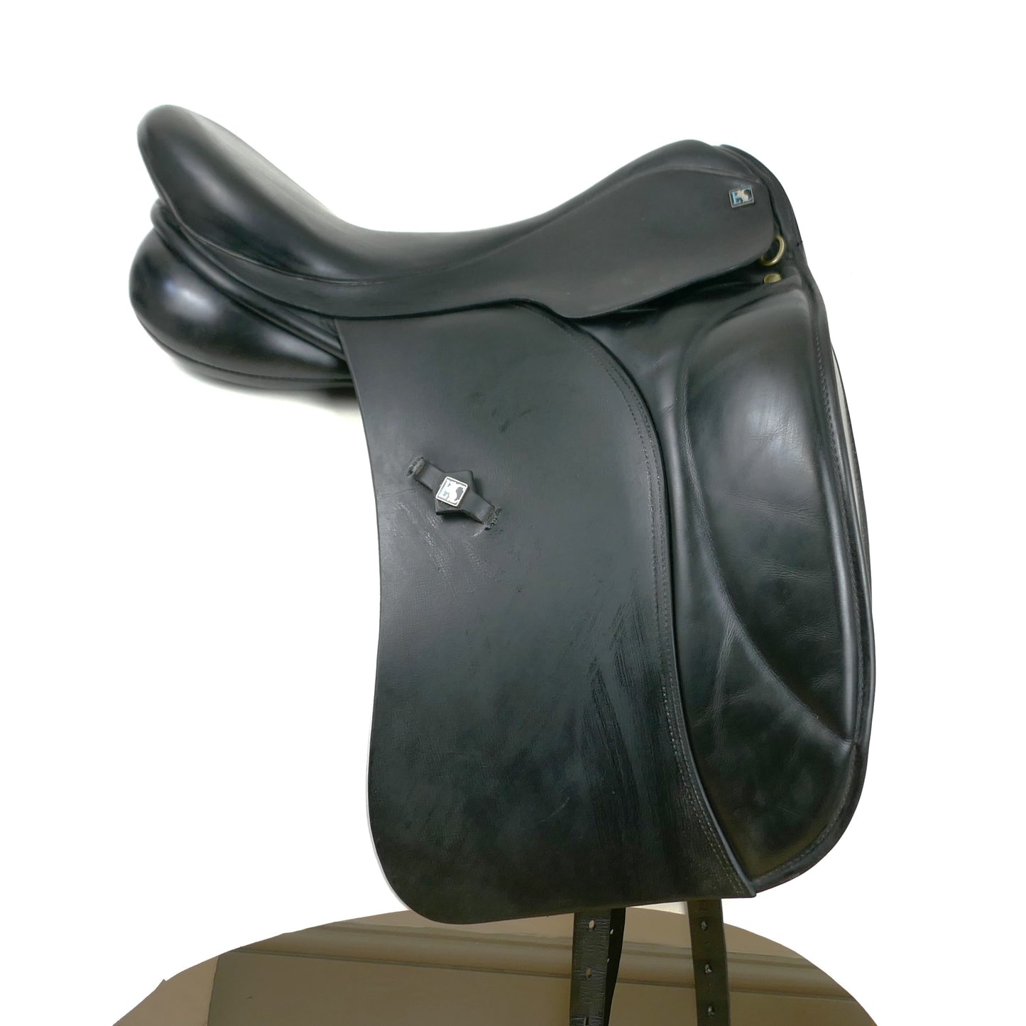 El Caballo De Espana Dressage Saddle - 17" Medium Wide Black TD81